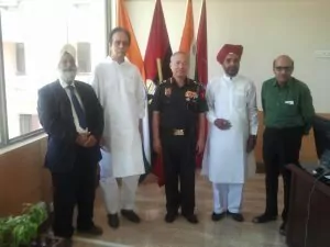 Divine gathering with Lt General KH Singh