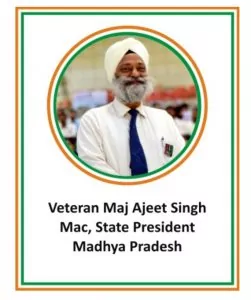 Veteran major Ajeet Sing Mac